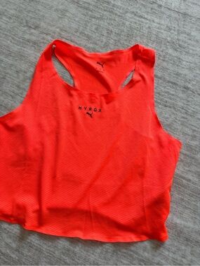 Women's Neon Orange Racerback Tank